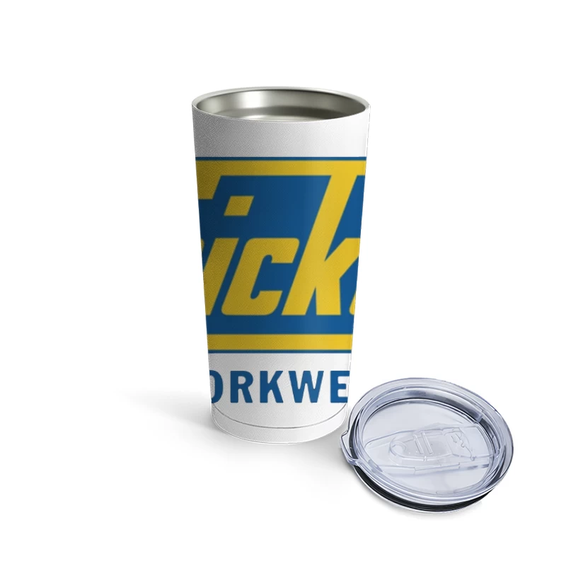 Snickers Workwear Brand Logo Design Travel Mug