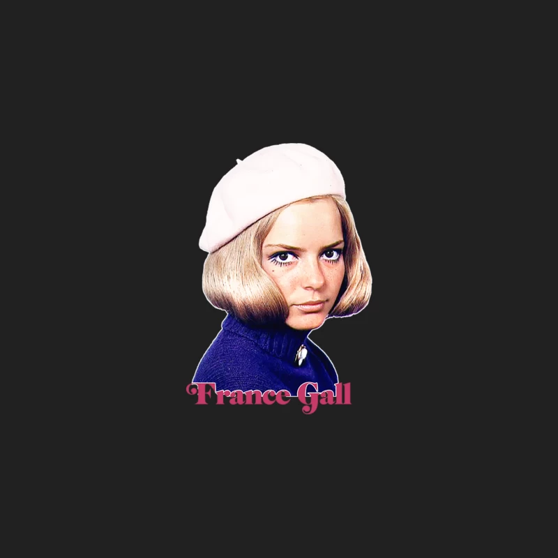 France Gall  60s Aesthetic Design Bucket Hat
