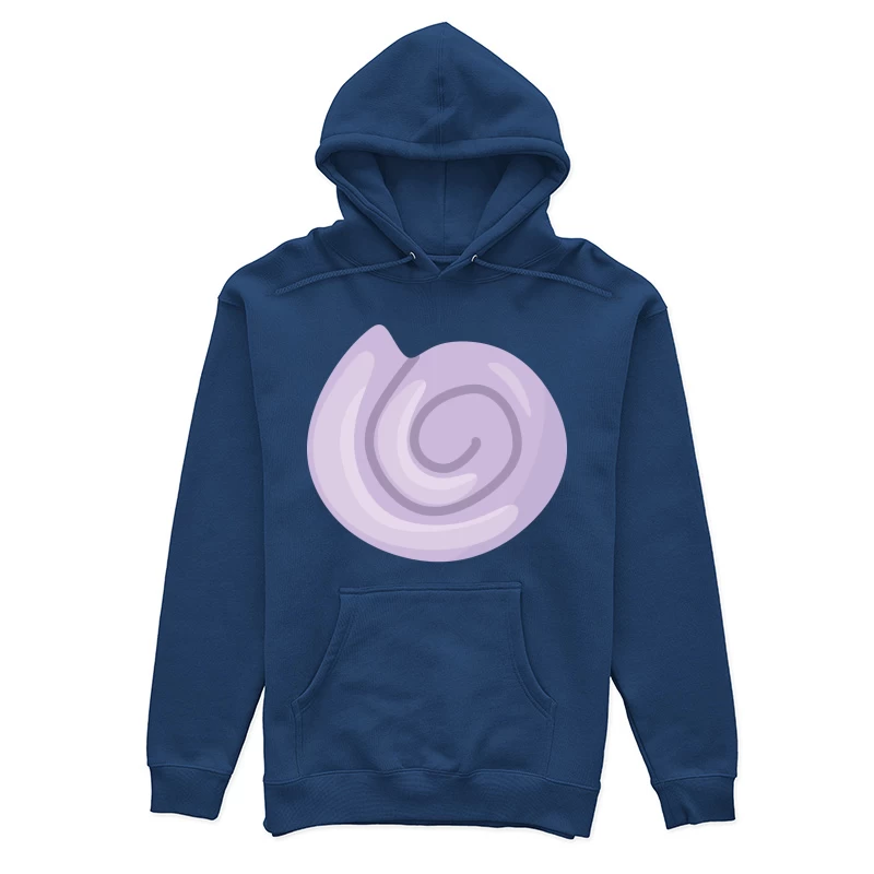 Spirale de coquillage violet Femme Sweat à capuche