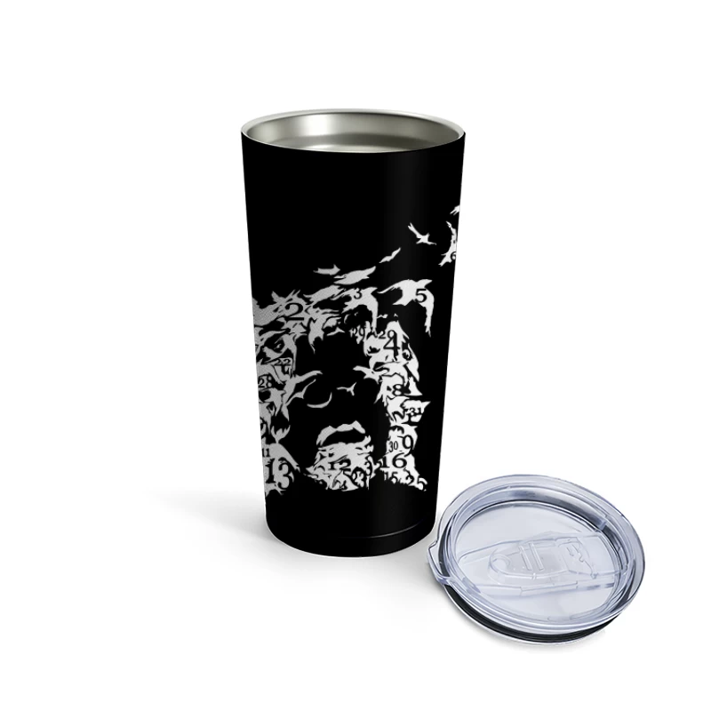 Counting Crows White Art Travel Mug