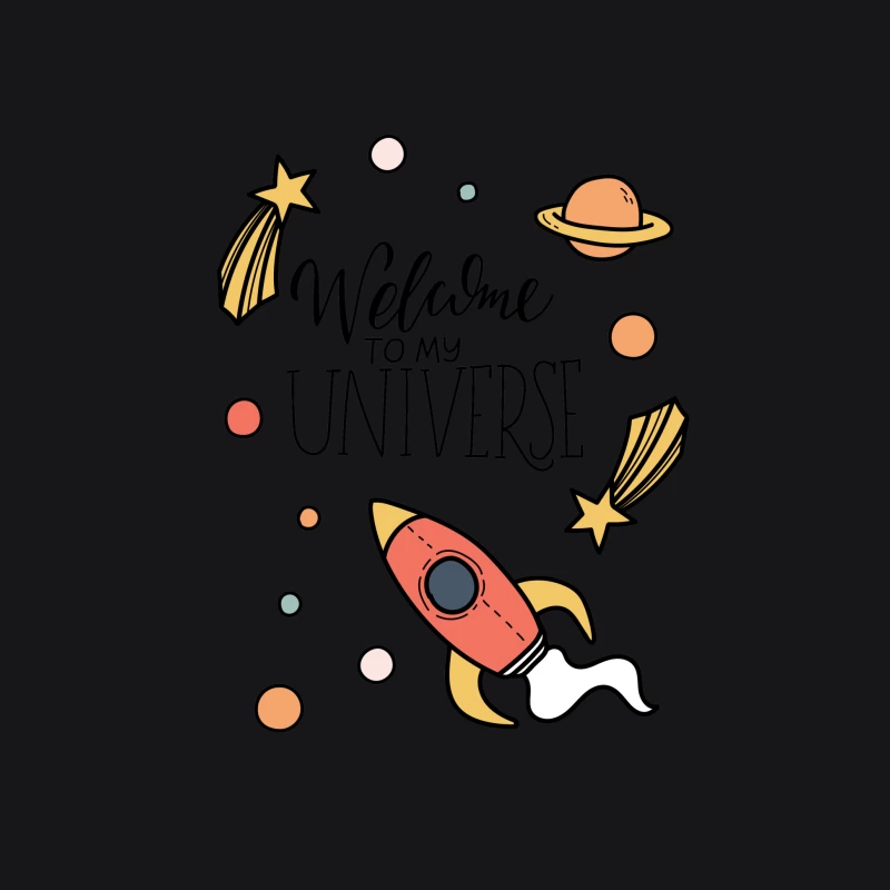 Bienvenue dans l'univers céleste Homme Sweat à capuche