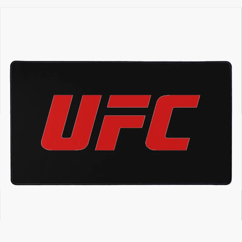 UFC (Ultimate Fighting Championship) Official Red Logo Desk Mat