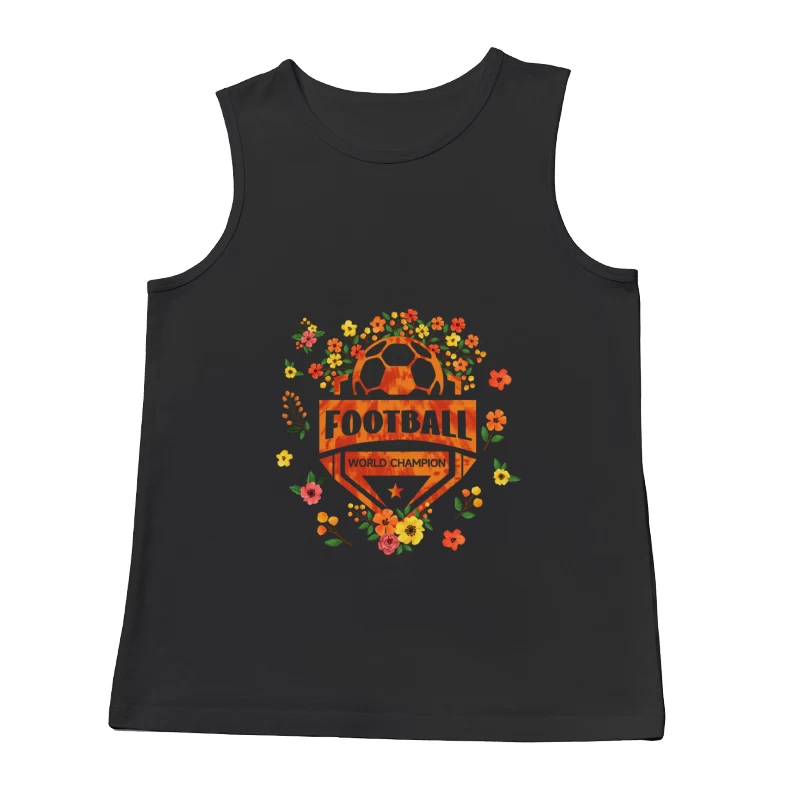 Fußball-Weltmeister mit Blumenmuster Herren Tanktops