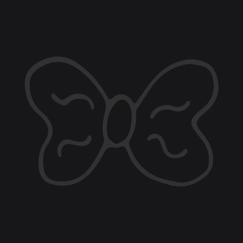 Noeud papillon minimaliste Femme Sweat à capuche