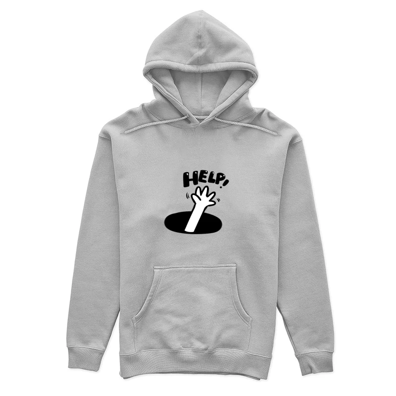 Hilfe suchende Hand bei Nacht Damen Pullover Hoodie