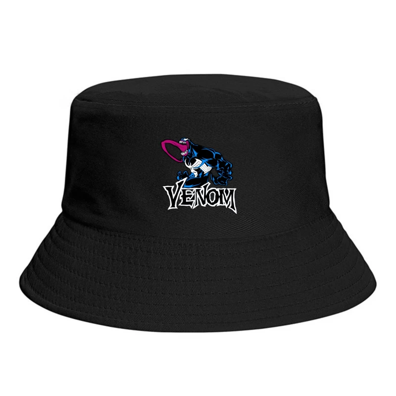 Venom Comic Character Illustration Bucket Hat