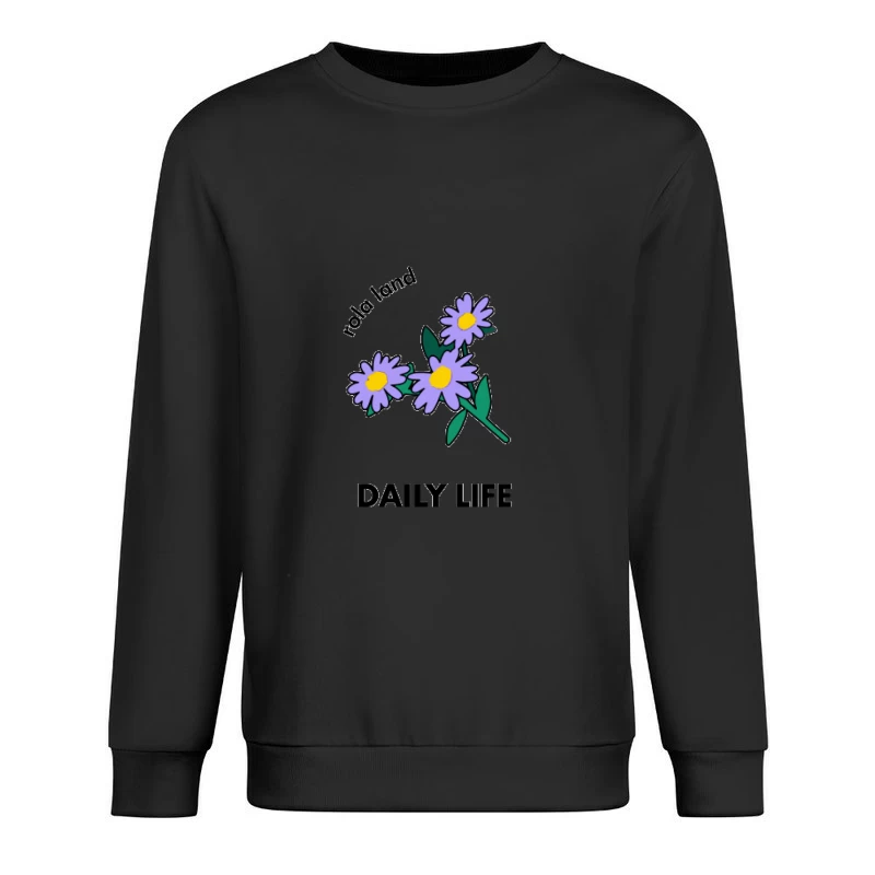 Blumen Design des täglichen Lebens Herren Pullover Sweatshirt