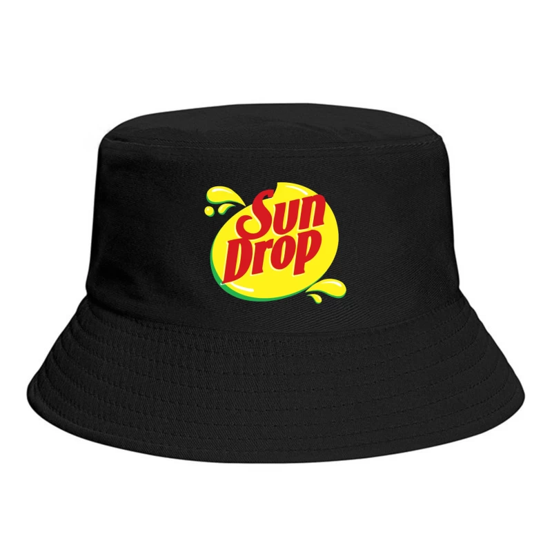 Sun Drop Soda Brand Vintage Logo Design Bucket Hat