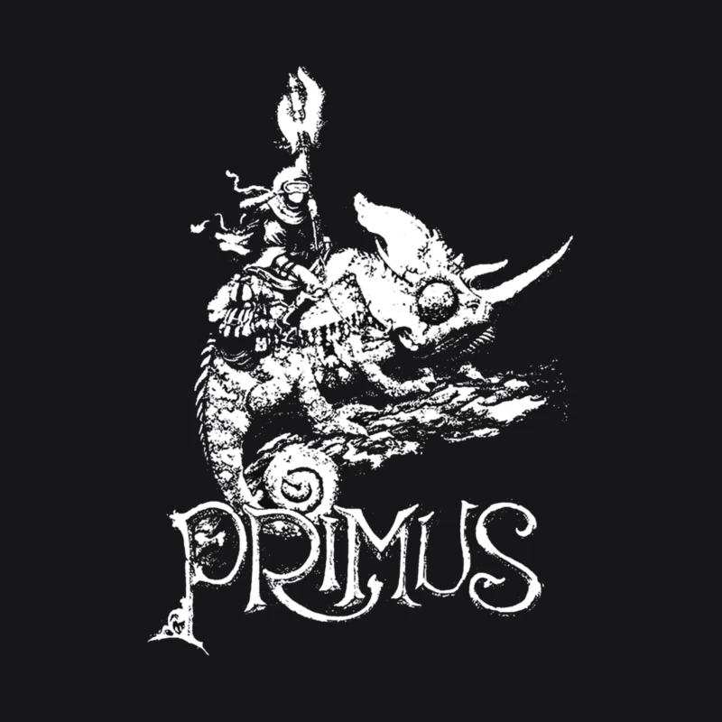 Abstract Swirling Typography: Primus Logo Design Female Pullover Hoodie