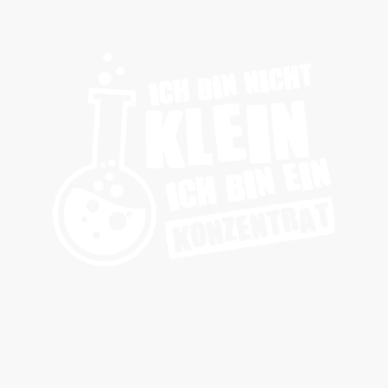 Ich bin nicht klein ich bin ein Konzentrat Cotton Tote Bag