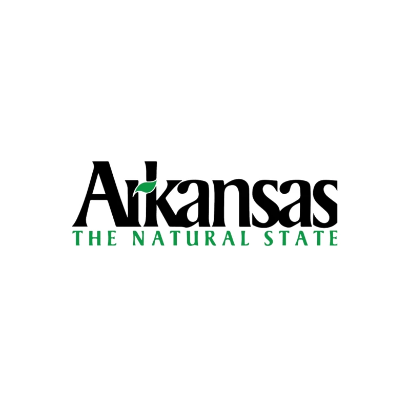 Arkansas Natural State Official Tourism Logo Design Mouse Pad