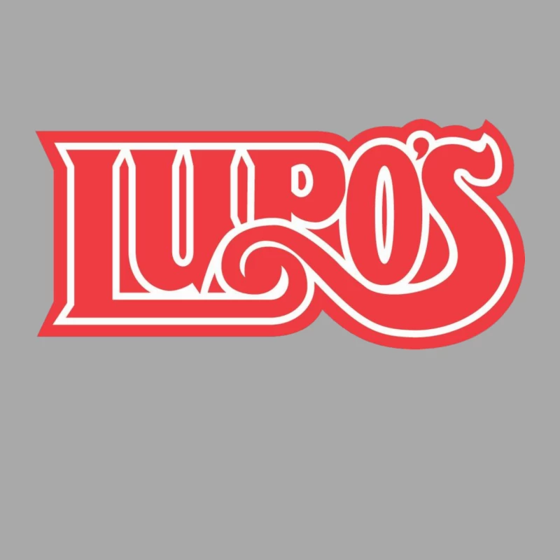 Lupo's spiedies logo Male Pullover Hoodie