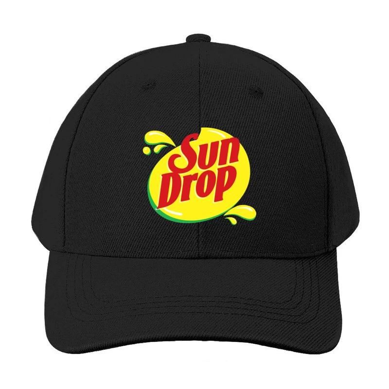 Sun Drop Soda Brand Vintage Logo Design Baseball Cap