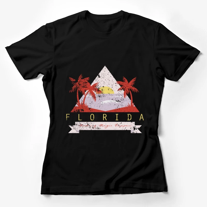 Coucher de Soleil en Floride Femme T-Shirt