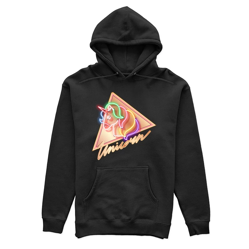 Élégant Néon Licorne Femme Sweat à capuche