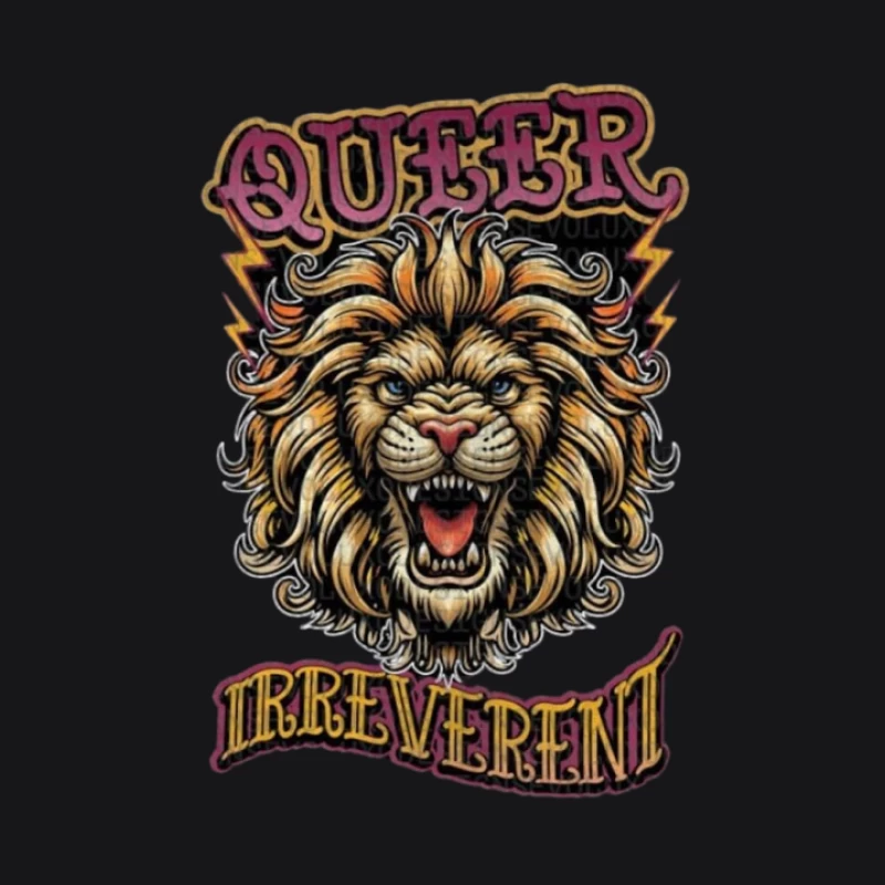 Queerer Löwe, mutige Kunst Herren Pullover Hoodie