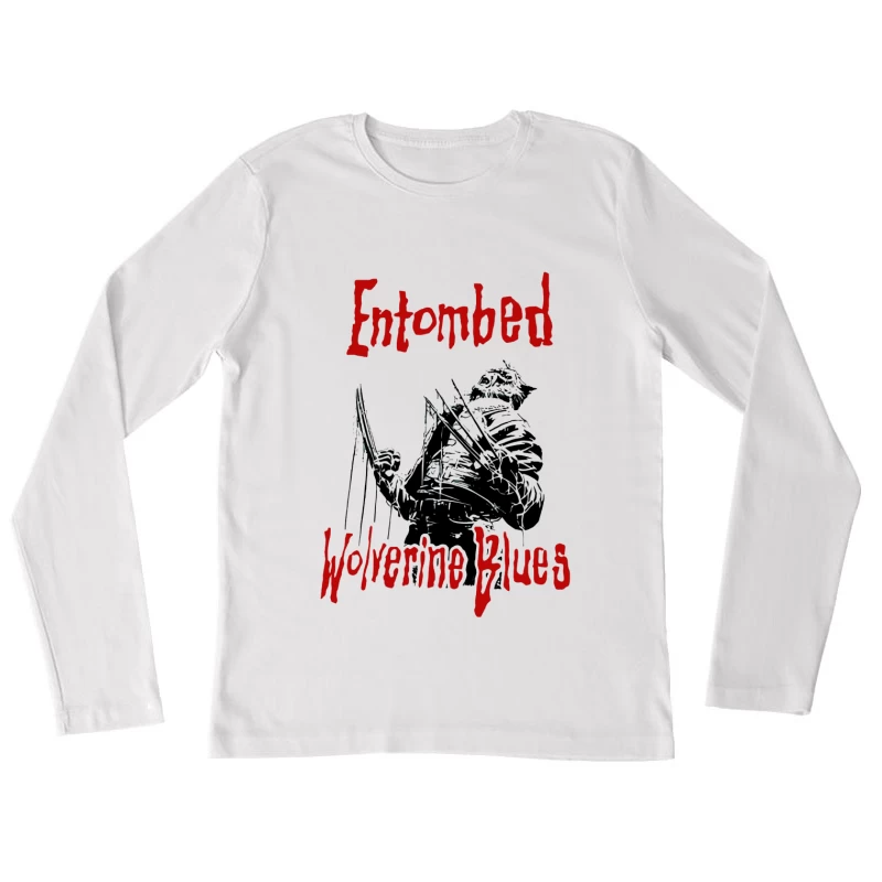 Entombed Wolverine Blues Retro Female Long Sleeve T-Shirt