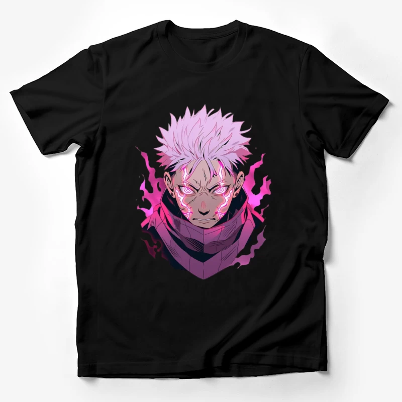 Manga-Krieger mit leuchtender Aura Herren T-Shirt