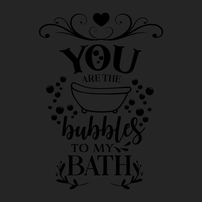 Message inspirant avec baignoire et bulles Femme Sweat-shirt à enfiler