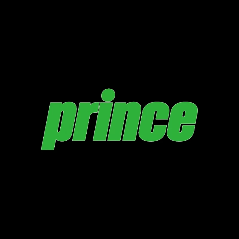 Prince Sports Brand Green Logo Tapestry