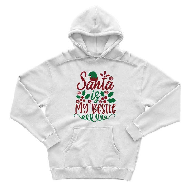 Noël Amusant: Santa Mon Ami Homme Sweat à capuche