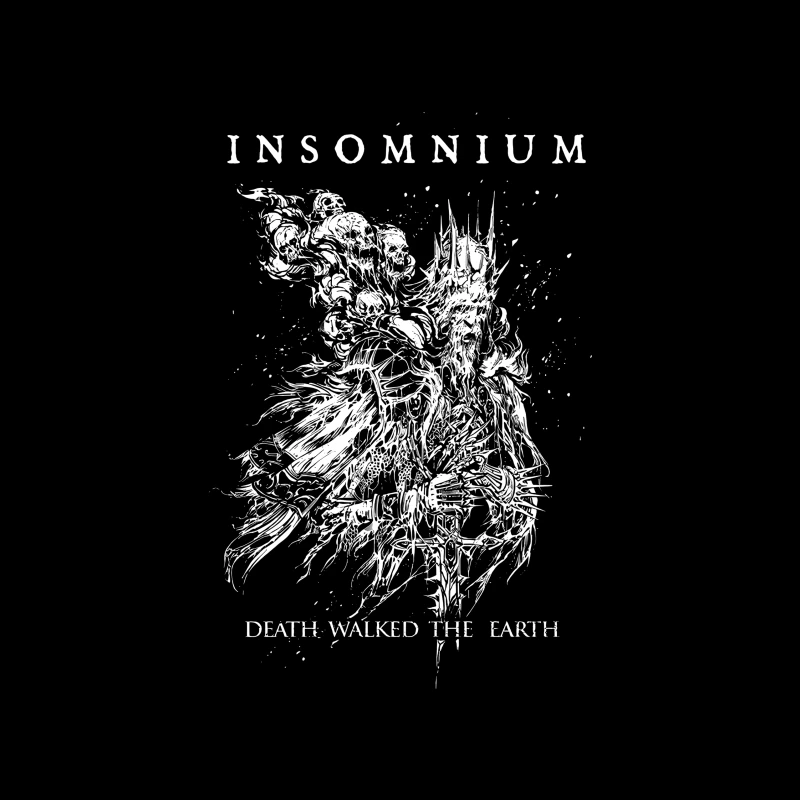 Insomnium Death Walked The Earth Throw Pillow