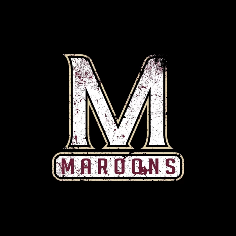 Pottsville Maroons Throw Pillow