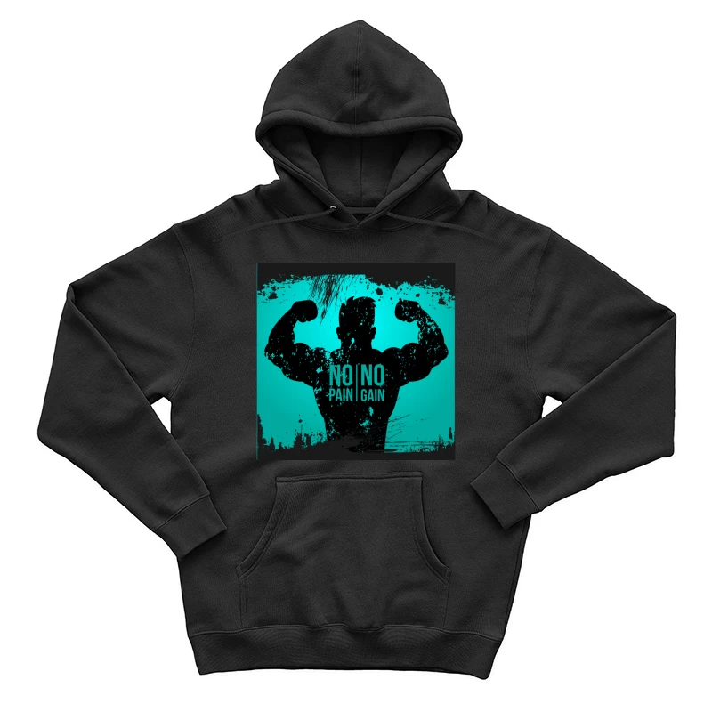 Motivation Musculation - No Pain No Gain Homme Sweat à capuche