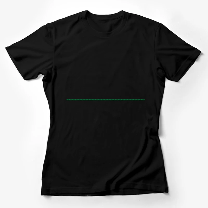 Illustration de motif géométrique vert Femme T-Shirt