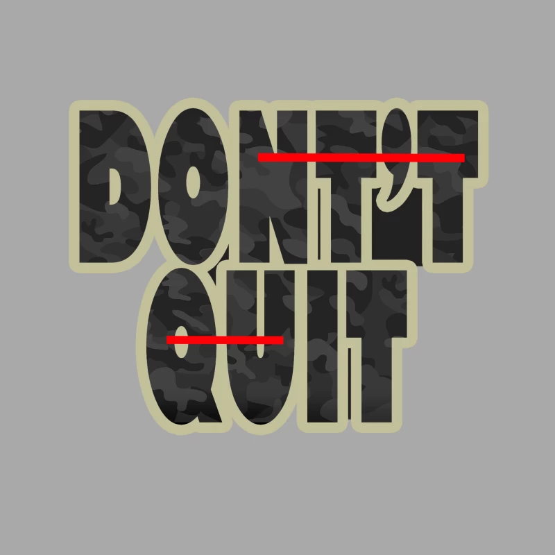Motivational Quote on Perseverance Male Pullover Hoodie