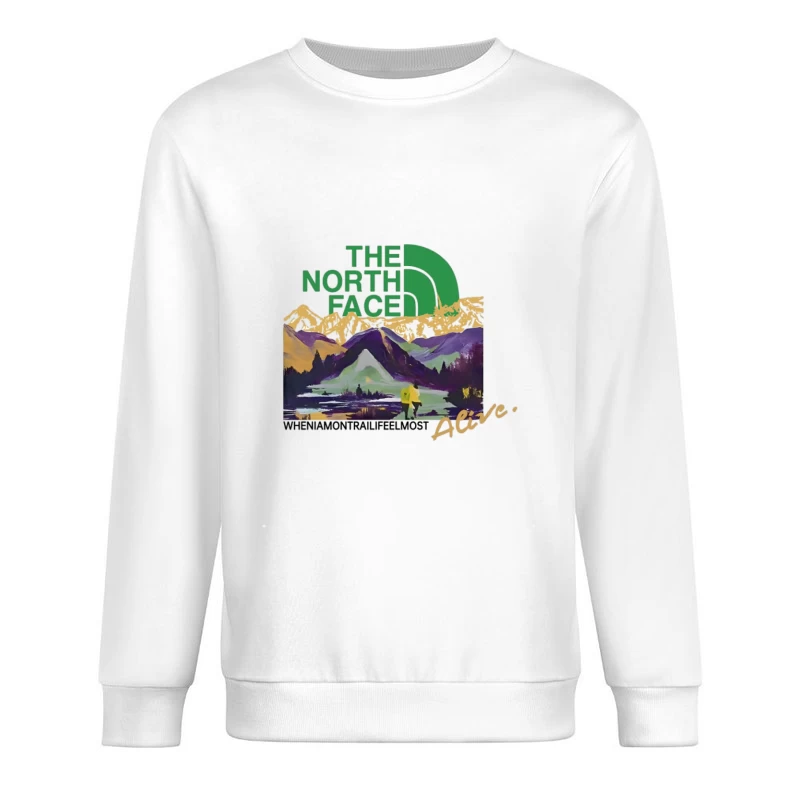Exploration de la nature avec The North Face Homme Sweat-shirt à enfiler