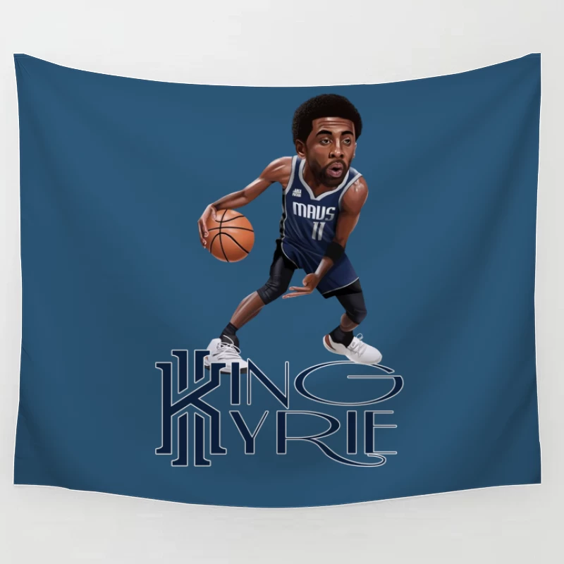 Dallas Mavericks - Kyrie Irving - KING KYRIE Tapestry