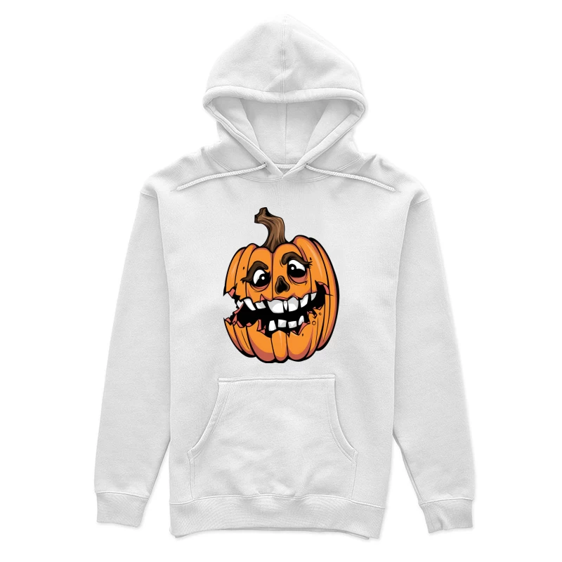 Visage de citrouille d'Halloween animé Femme Sweat à capuche