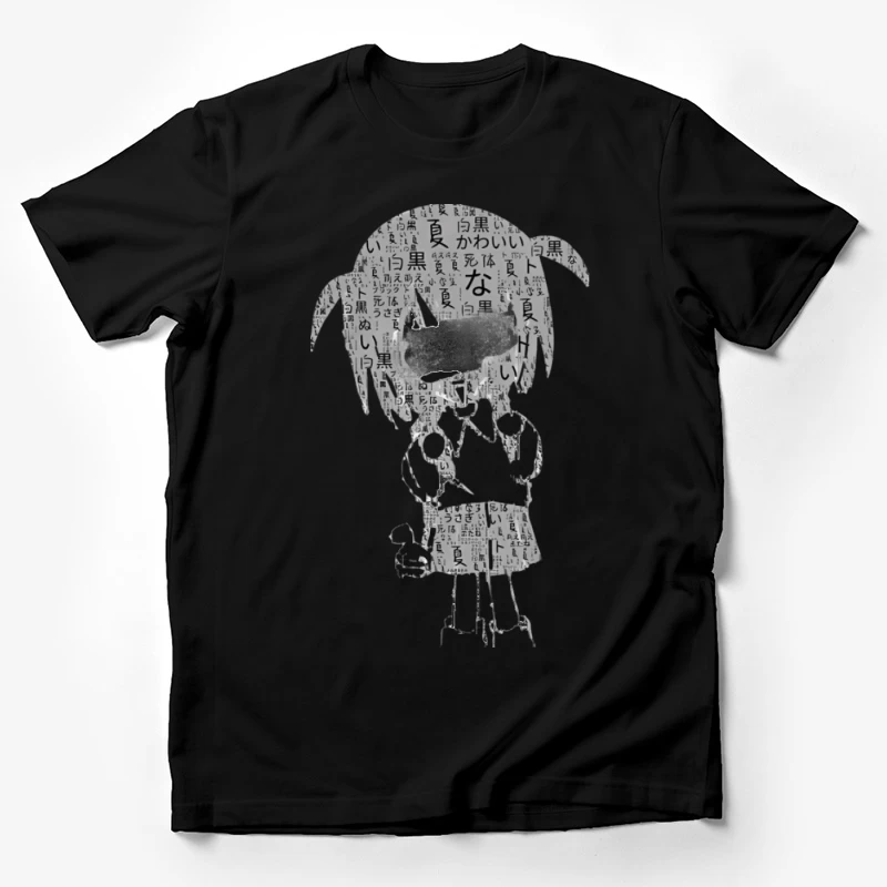 Anime Charakter mit Texturen Herren T-Shirt