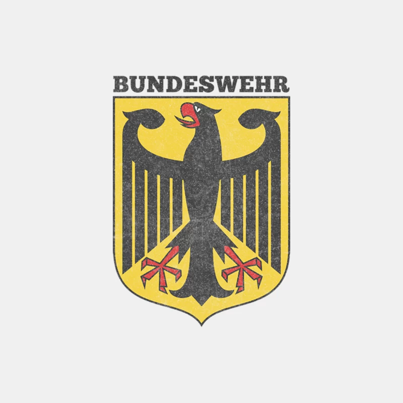 Bundeswehr  Deutsche German Coat Of Arms Faded Design 2 Male Tank Top