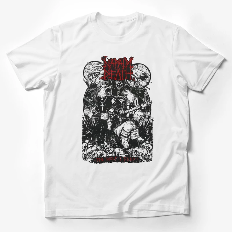 Napalm Death The Wolf I Feed Male T-Shirt