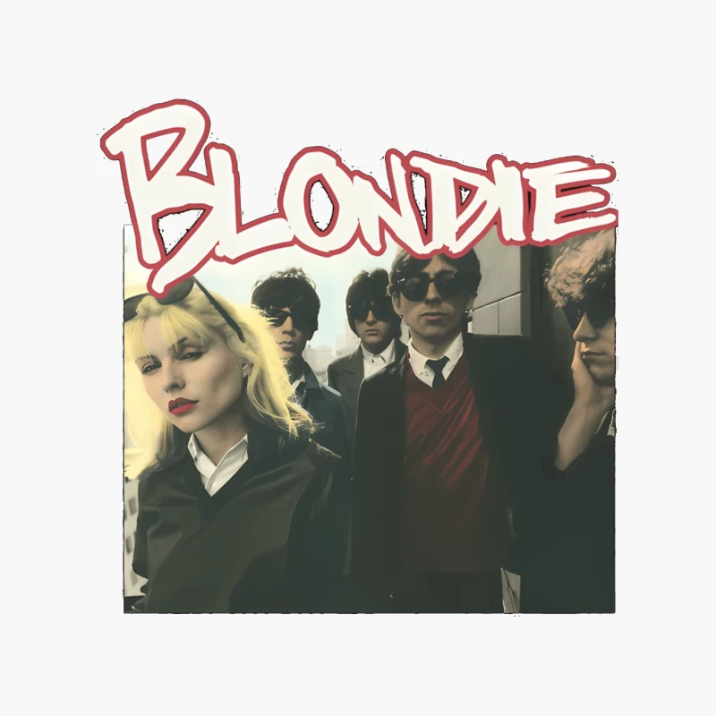 Vintage Blondie Band Album Cover from the 1970s New Wave Era Cotton Tote Bag