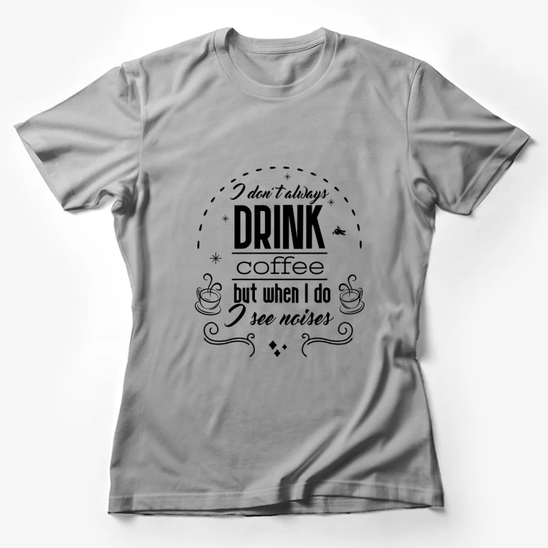 Paysage floral minimaliste Femme T-Shirt