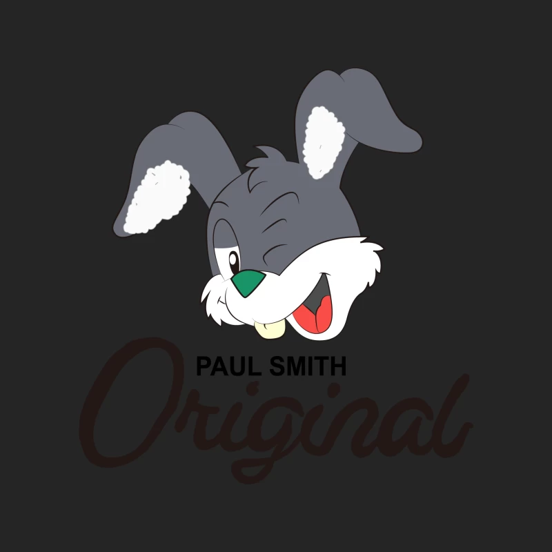 Grauer Cartoon-Hase Originaldesign Herren Pullover Sweatshirt