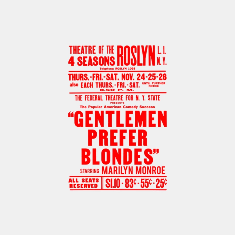 Gentlemen Prefer Blondes Male Tank Top