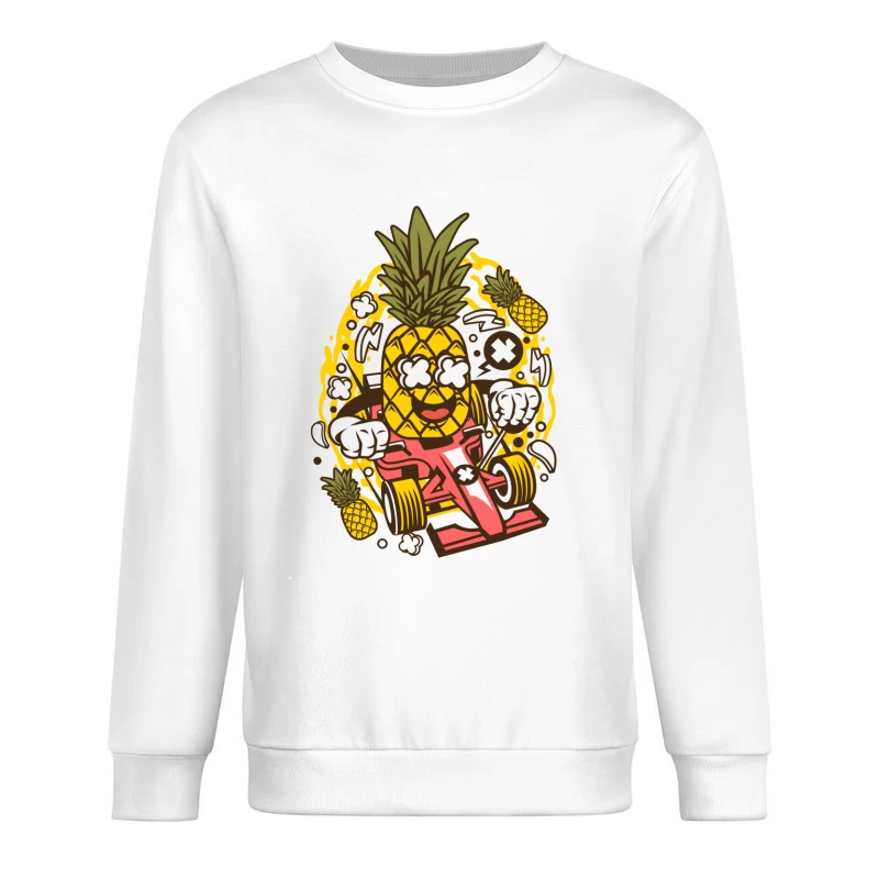 Ananas Rigolo Pilote Homme Sweat-shirt à enfiler