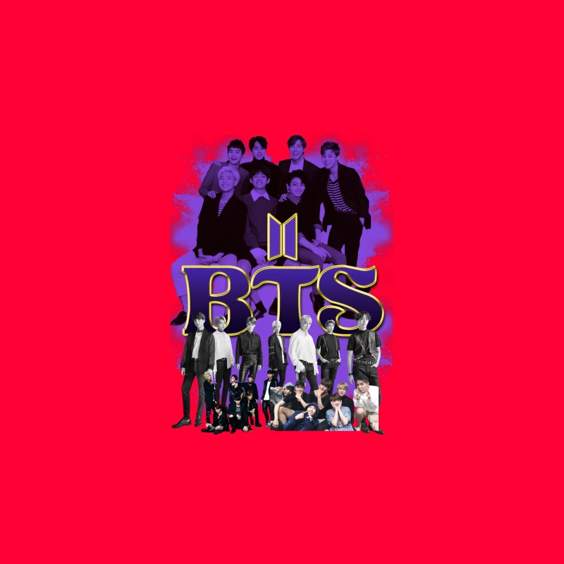 BTS - Iconic K-Pop Boy Band Compilation Travel Mug