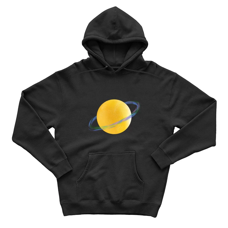 Farbenfroher Planet mit Ringen Herren Pullover Hoodie
