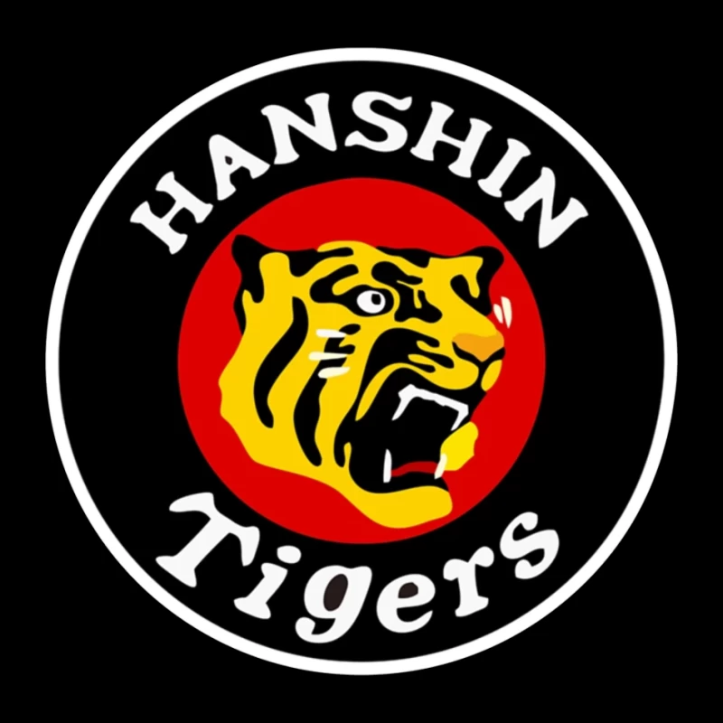 Hanshin Tigers Japanese Baseball Team Logo Pin