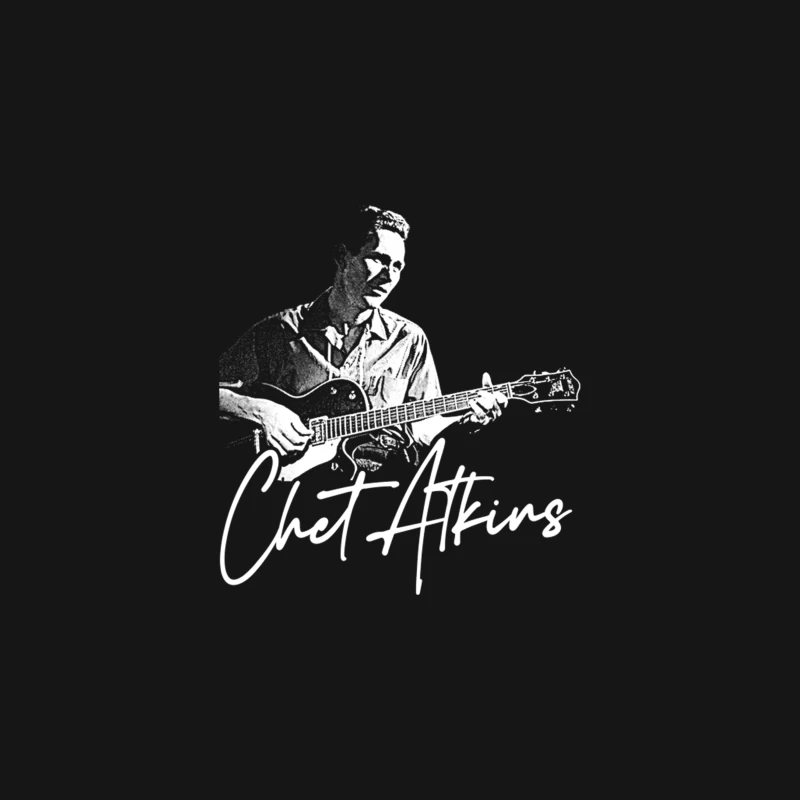 Chet Atkins  Vintage Style Fan Design Desk Mat