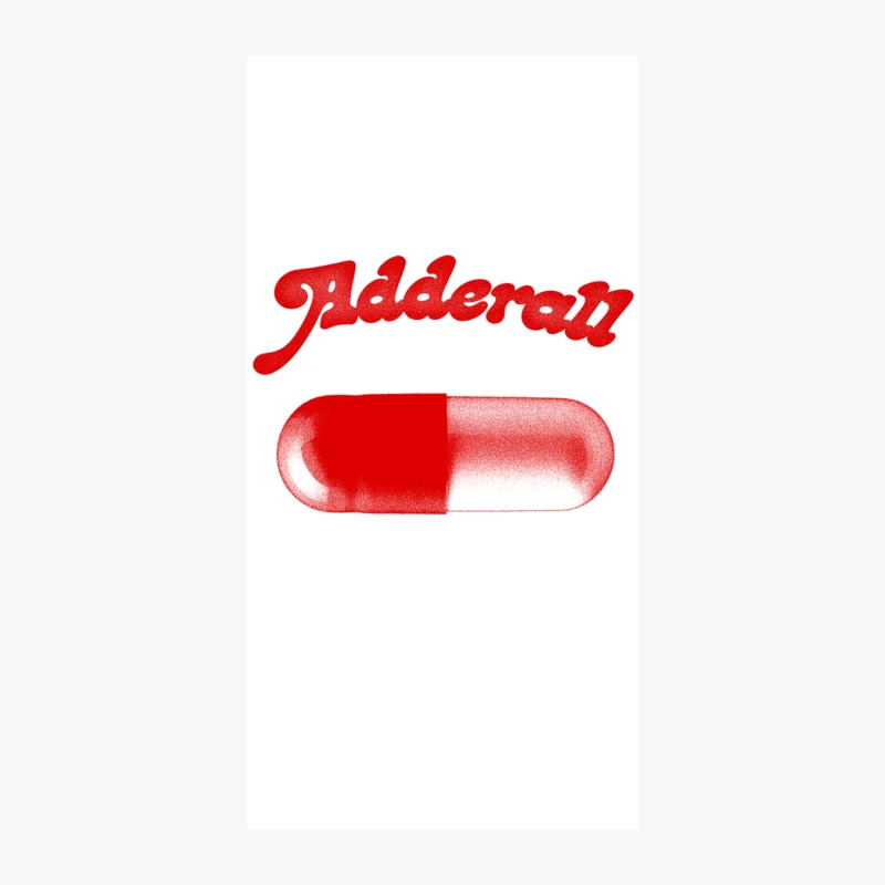 Adderall  Retro Aesthetic Design iPhone Case