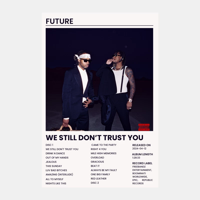 Hip-Hop Duo Unveils Edgy New Album Cover and Track List Male Tank Top