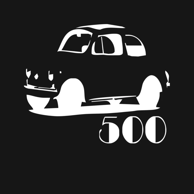 500 fiat vintage auto cinquecent_o MITICHE Mouse Pad