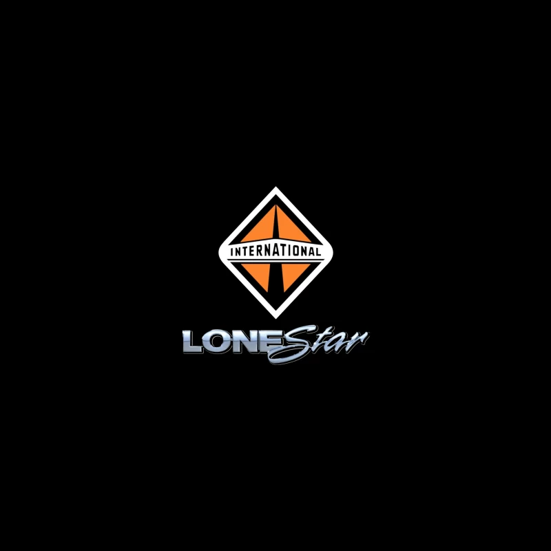 International Lonestar Truck Manufacturing Logo Design iPhone Case