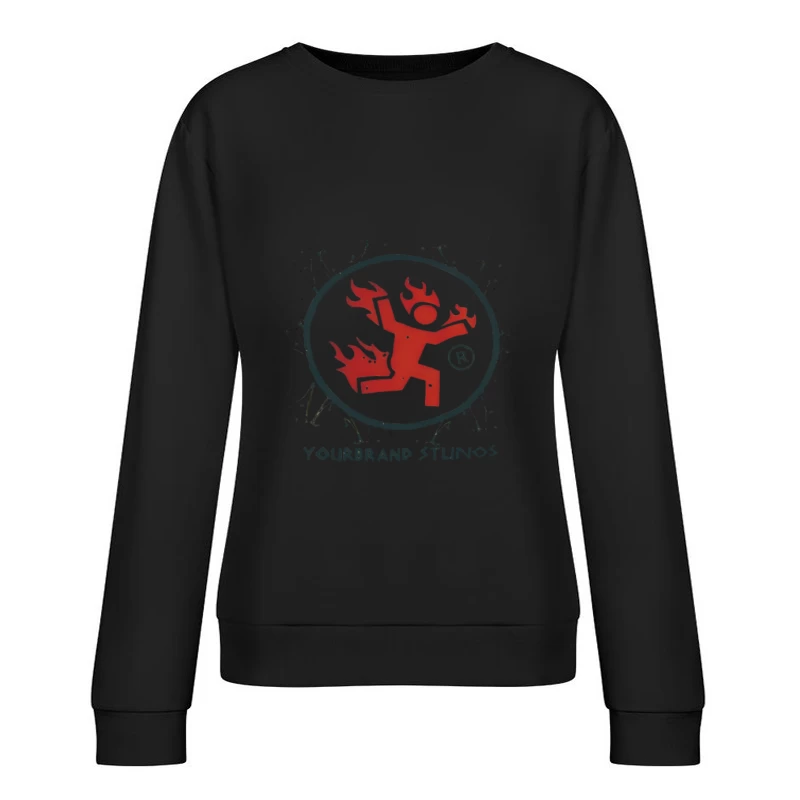 Logo di Figura Fiammeggiante Felpa pullover Donna